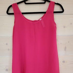 💥2/$30💥 Flowey loose sheer pink top - like new!